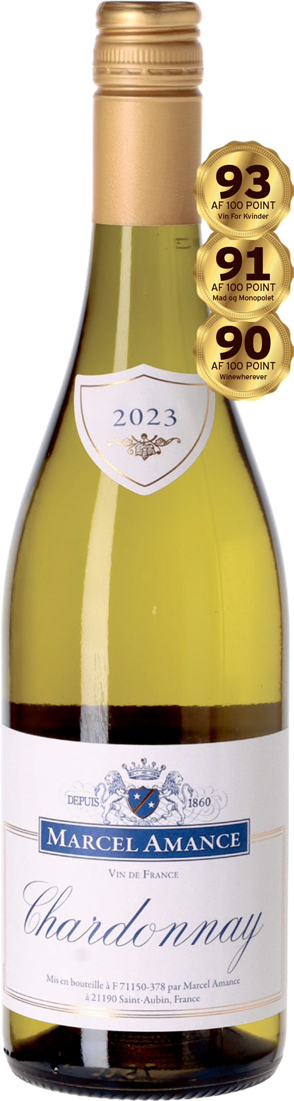 Marcel Amance Vin de France Chardonnay 2023