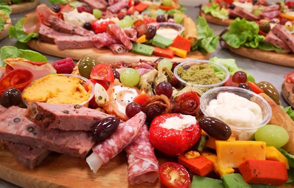 Lækker tapas. til hyggen